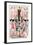 Twenties Clothes Catalog-null-Framed Art Print