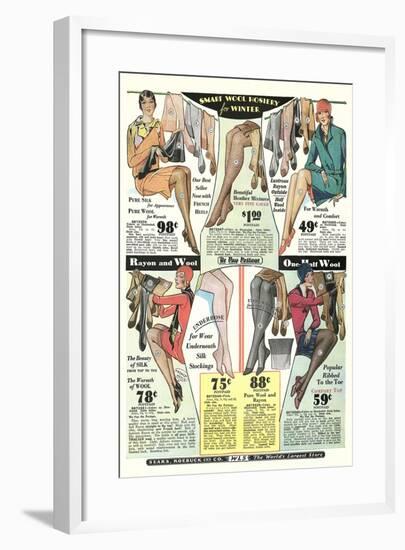 Twenties Clothes Catalog-null-Framed Art Print