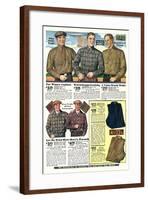 Twenties Clothes Catalog-null-Framed Art Print