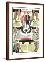 Twenties Clothes Catalog-null-Framed Art Print