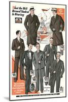Twenties Clothes Catalog-null-Mounted Art Print