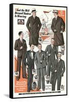 Twenties Clothes Catalog-null-Framed Stretched Canvas