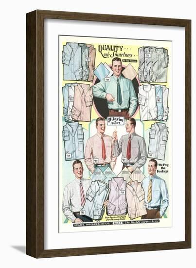 Twenties Clothes Catalog-null-Framed Art Print