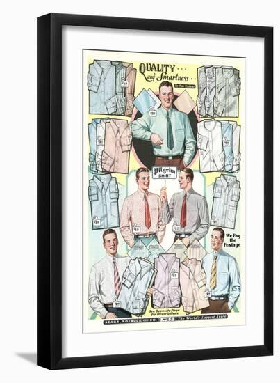 Twenties Clothes Catalog-null-Framed Art Print