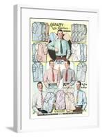 Twenties Clothes Catalog-null-Framed Art Print