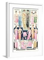 Twenties Clothes Catalog-null-Framed Art Print