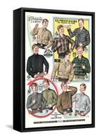 Twenties Clothes Catalog-null-Framed Stretched Canvas