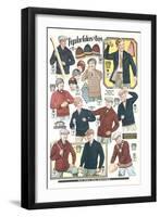 Twenties Clothes Catalog-null-Framed Art Print
