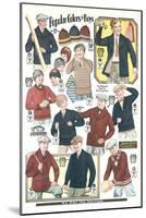 Twenties Clothes Catalog-null-Mounted Art Print