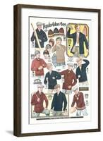 Twenties Clothes Catalog-null-Framed Art Print