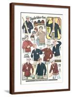 Twenties Clothes Catalog-null-Framed Art Print