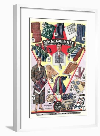 Twenties Clothes Catalog-null-Framed Art Print