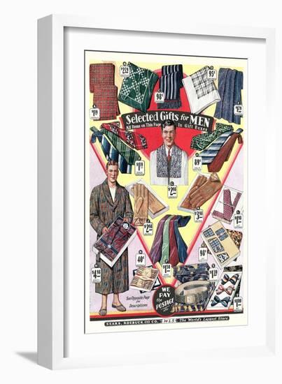 Twenties Clothes Catalog-null-Framed Art Print