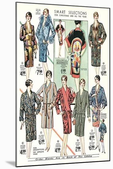 Twenties Clothes Catalog-null-Mounted Art Print