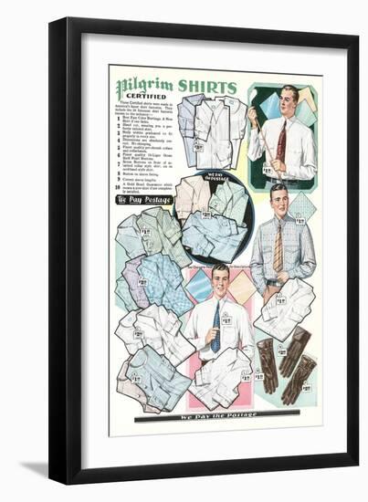 Twenties Clothes Catalog-null-Framed Art Print