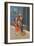 Twenties Couple on Train Platform-Found Image Press-Framed Giclee Print