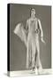Twenties Female Mannequin in Evening Wear-Found Image Press-Stretched Canvas