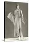 Twenties Female Mannequin in Evening Wear-Found Image Press-Stretched Canvas