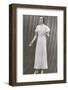 Twenties Female Mannequin in Long Dress-Found Image Press-Framed Photographic Print