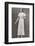 Twenties Female Mannequin in Long Dress-Found Image Press-Framed Photographic Print