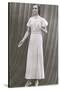 Twenties Female Mannequin in Long Dress-Found Image Press-Stretched Canvas