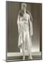 Twenties Female Mannequin Wearing Evening Gown and Fur Collar-Found Image Press-Mounted Photographic Print