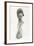 Twenties Mannequin Bust in Cloche Hat-Found Image Press-Framed Photographic Print