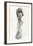 Twenties Mannequin Bust in Cloche Hat-Found Image Press-Framed Photographic Print