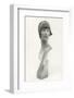 Twenties Mannequin Bust in Cloche Hat-Found Image Press-Framed Photographic Print