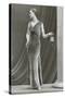 Twenties Mannequin in Velvet Dress-null-Stretched Canvas