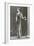 Twenties Mannequin in Velvet Dress-null-Framed Art Print