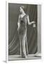 Twenties Mannequin in Velvet Dress-null-Framed Art Print