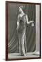 Twenties Mannequin in Velvet Dress-null-Framed Art Print