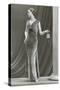 Twenties Mannequin in Velvet Dress-null-Stretched Canvas