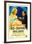 Twentieth Century (Aka 20th Century), Carole Lombard, John Barrymore on Midget Window Card, 1934-null-Framed Art Print