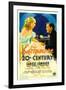 Twentieth Century (Aka 20th Century), Carole Lombard, John Barrymore on Midget Window Card, 1934-null-Framed Art Print