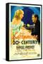 Twentieth Century (Aka 20th Century), Carole Lombard, John Barrymore on Midget Window Card, 1934-null-Framed Stretched Canvas