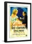 Twentieth Century (Aka 20th Century), Carole Lombard, John Barrymore on Midget Window Card, 1934-null-Framed Art Print