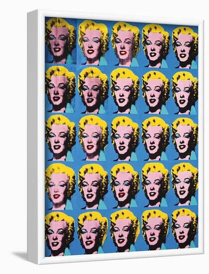 Twenty-Five Colored Marilyns, 1962-Andy Warhol-Framed Art Print