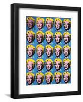 Twenty-Five Colored Marilyns, 1962-Andy Warhol-Framed Art Print