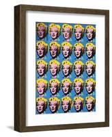 Twenty-Five Colored Marilyns, 1962-Andy Warhol-Framed Art Print