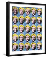 Twenty-Five Colored Marilyns, 1962-Andy Warhol-Framed Art Print