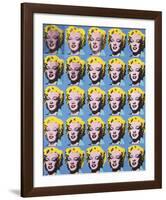 Twenty-Five Colored Marilyns, 1962-Andy Warhol-Framed Art Print