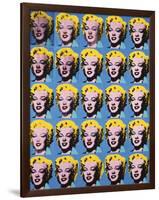 Twenty-Five Colored Marilyns, c.1962-Andy Warhol-Framed Giclee Print