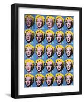 Twenty-Five Colored Marilyns, c.1962-Andy Warhol-Framed Giclee Print