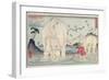 Twenty Four Paragons: Tai Shun and the Elephants, Pub. C.1830-Kuniyoshi Utagawa-Framed Giclee Print