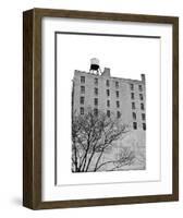 Twenty-six Windows (b/w)-Erin Clark-Framed Art Print