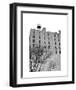 Twenty-six Windows (b/w)-Erin Clark-Framed Art Print