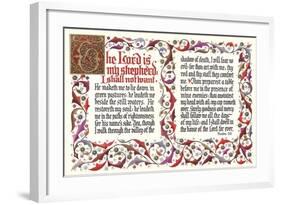 Twenty-Third Psalm-null-Framed Art Print