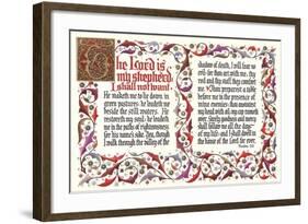 Twenty-Third Psalm-null-Framed Art Print